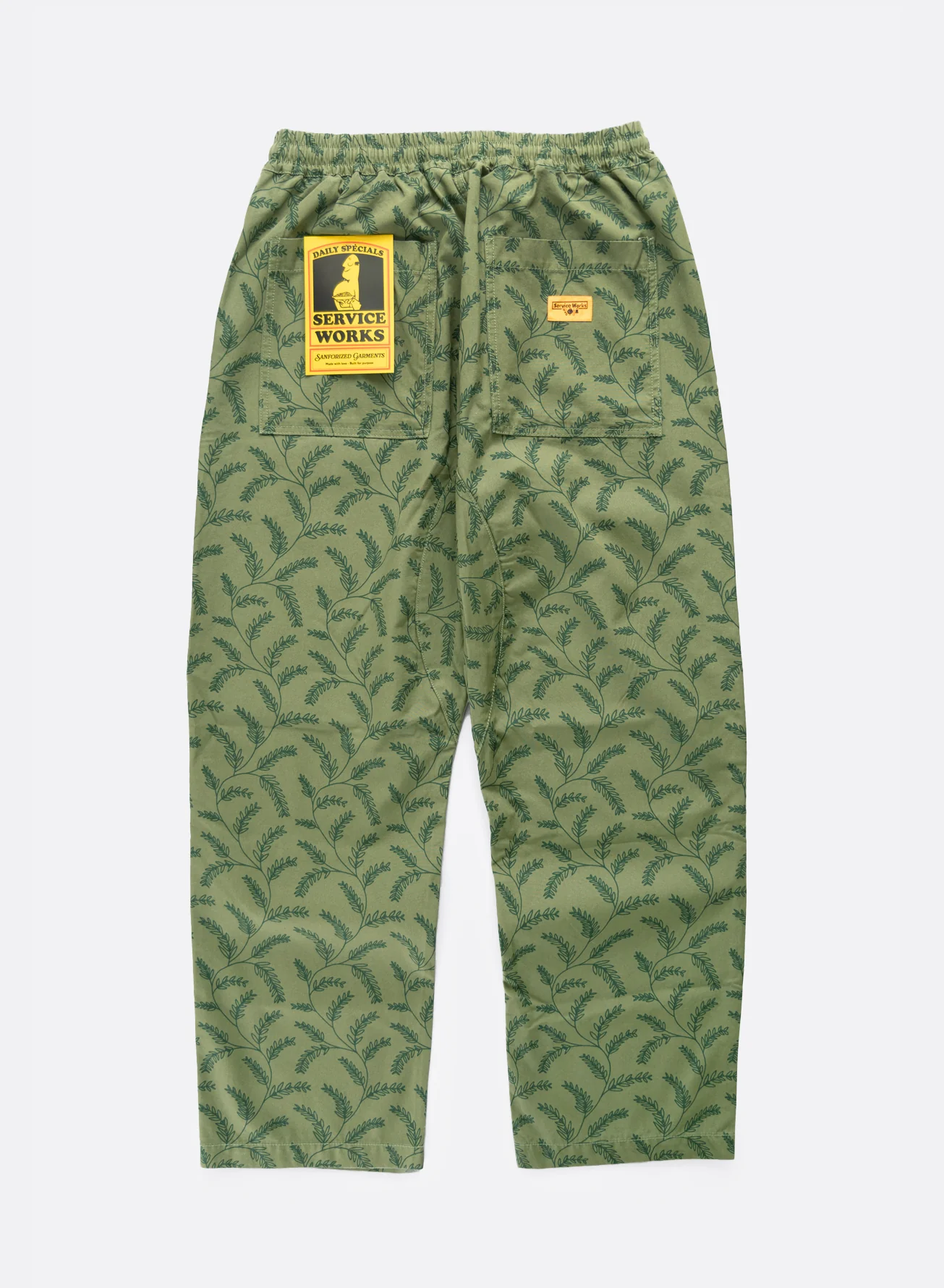 BRANCH TWILL CHEF PANT OLIVE – Image 2